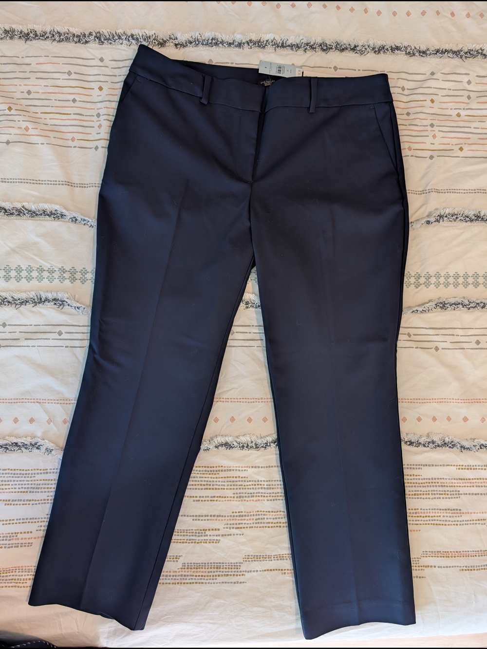 Ann Taylor Classic Navy Dress Pants - Straight Leg